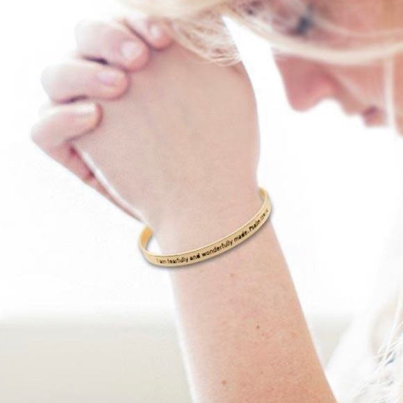 Cuff Bracelet Woman of God Wonderfully Made - Picture 2 of 4